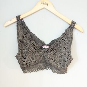 Altar'd State Lace Bralette in Olive